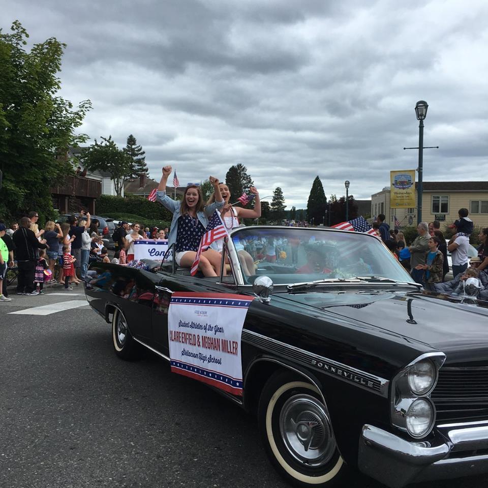 Click to enlarge Steilacoom's Fourth of July Street Parade